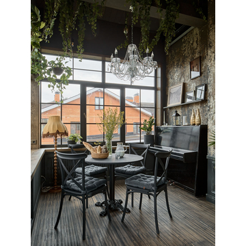 Стул Кроссо пластиковый черный