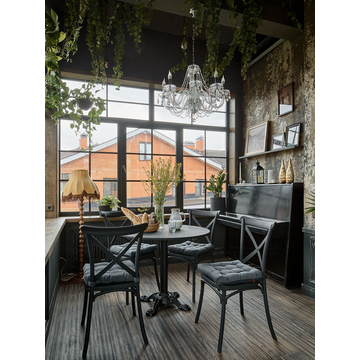 Стул Кроссо пластиковый черный