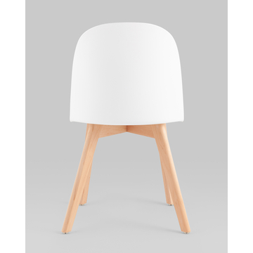 Стул Fog с подушкой белый деревянные ножки 4 шт.