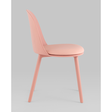 Стул Fog с подушкой пластик пыльно-розовый 4 шт.