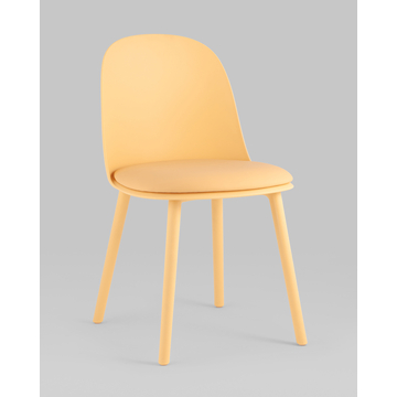 Стул Fog с подушкой пластик желтый 4 шт.