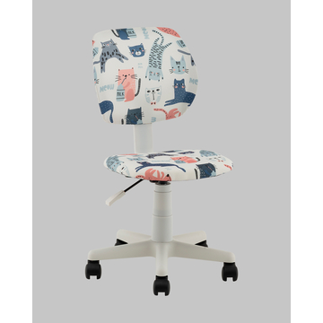 Кресло ЛОЛО Cats пластик белый