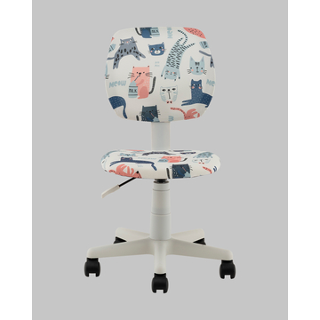 Кресло ЛОЛО Cats пластик белый