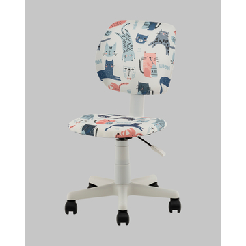 Кресло ЛОЛО Cats пластик белый