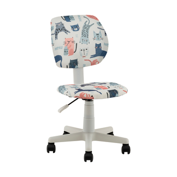 Кресло ЛОЛО Cats пластик белый