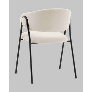 Стул Колин вельвет молочный