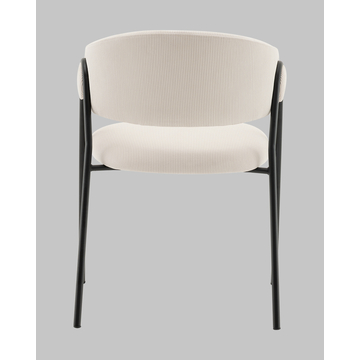 Стул Колин вельвет молочный