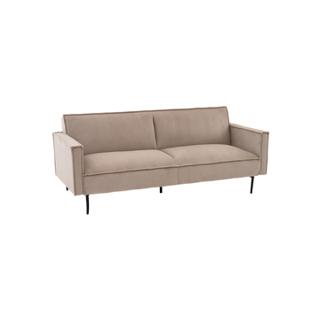 Диван прямой Кассель велюр рельефный бежевый