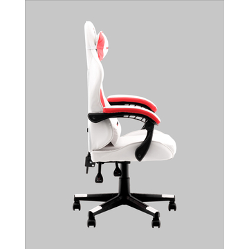 Кресло спортивное TopChairs Phantom бело-красный