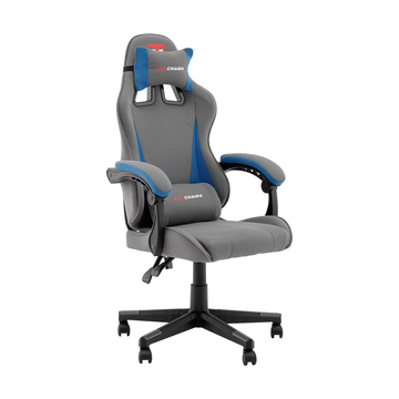 Кресло спортивное TopChairs Phantom серо-голубой