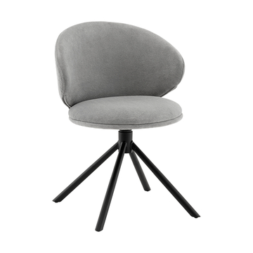 Стул Труфальд велюр светло-серый