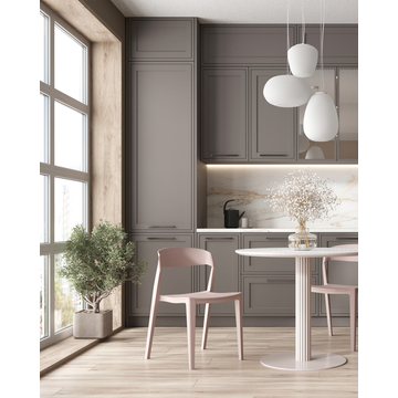 Стул Moris пластик нежно-розовый