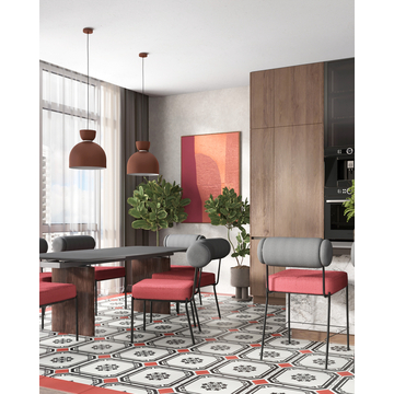 Стол обеденный Астарта раскладной 180-260х90 см керамика темная