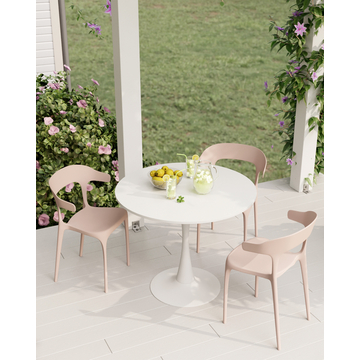 Стул Neo пластик пыльно-розовый