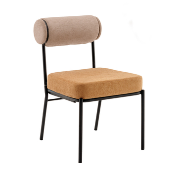 Стул обеденный Ponpoun бежевый терракотовый