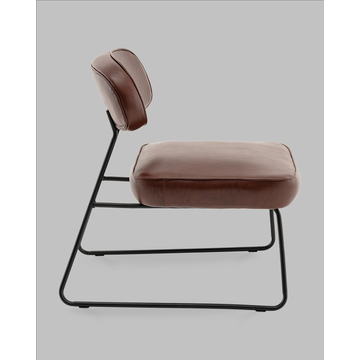 Кресло Kate new ткань экокожа бордово-коричневый