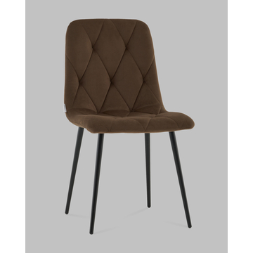 Стул Одди Diamond велюр коричневый