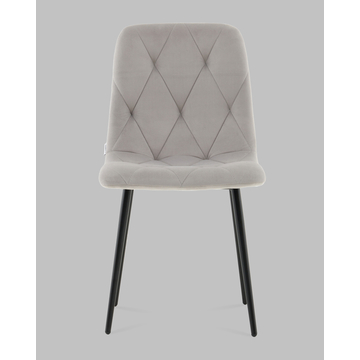 Стул Одди Diamond велюр светло-серый