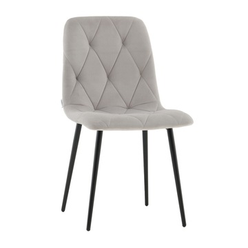 Стул Одди Diamond велюр светло-серый