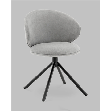 Стул Труфальд велюр светло-серый