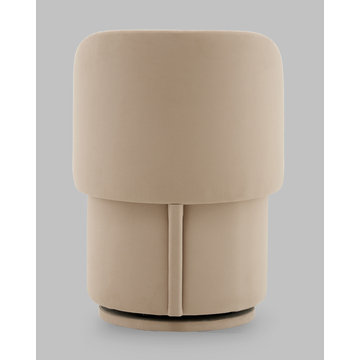 Пуф-трансформер Таунсвилл вращающийся с ящиком велюр бежевый