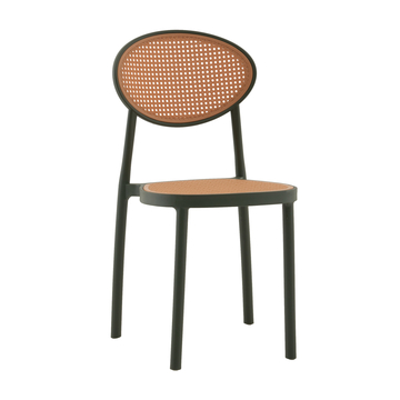 Стул Junie пластиковый зелёный