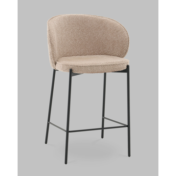 Стул полубарный Тисдейл букле бежевый