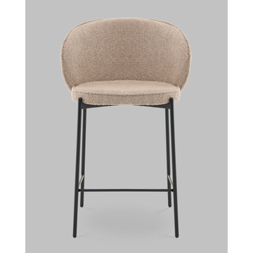 Стул полубарный Тисдейл букле бежевый