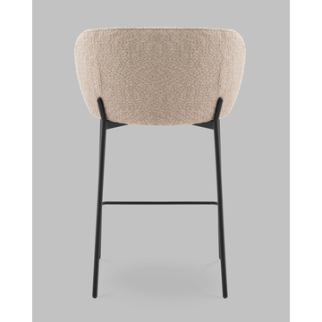 Стул полубарный Тисдейл букле бежевый