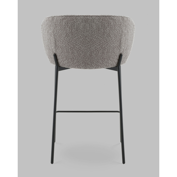 Стул полубарный Тисдейл букле серый