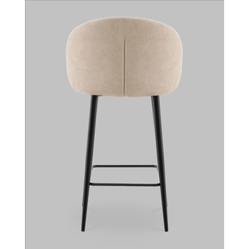 Стул полубарный Ханнингем велюр бежевый