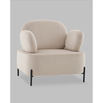 Кресло Кэнди велюр бежевый