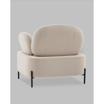 Кресло Кэнди велюр бежевый