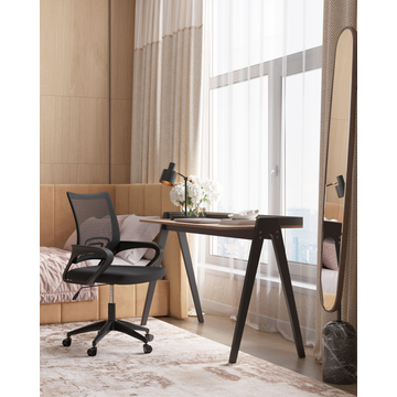 Кресло офисное TopChairs Simple SN черный