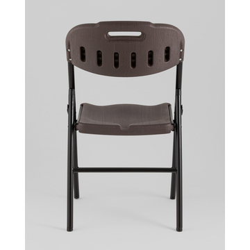 Стул складной банкетный коричневый под дерево 4 шт.