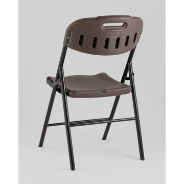 Стул складной банкетный коричневый под дерево 4 шт.