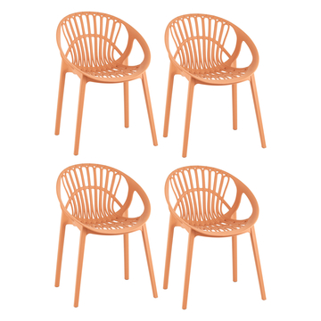 Стул Takeo пластик бежевый 4 шт.