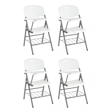 Стул складной банкетный со столиком и полкой 4 шт.