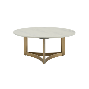 Журнальный столик Кассия 90*90 см светлая керамика