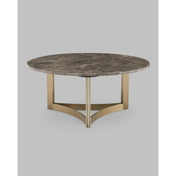 Журнальный столик Кассия 90*90 см темная керамика