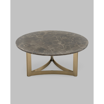 Журнальный столик Кассия 90*90 см темная керамика