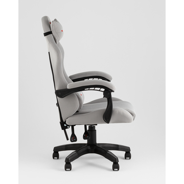 Кресло спортивное TopChairs Druid серый ткань