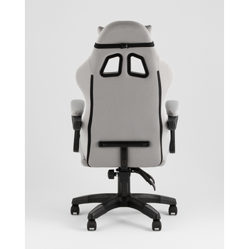 Кресло спортивное TopChairs Druid серый ткань