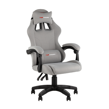 Кресло спортивное TopChairs Druid серый ткань