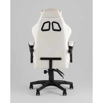 Кресло спортивное TopChairs Phantom бело-черный