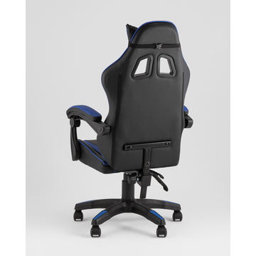 Кресло спортивное TopChairs Shadow черно-синий