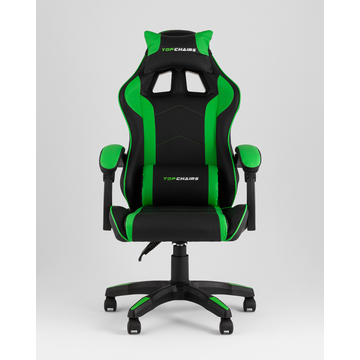 Кресло спортивное TopChairs Shadow черно-зеленый