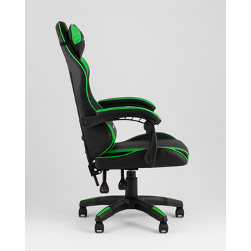 Кресло спортивное TopChairs Shadow черно-зеленый