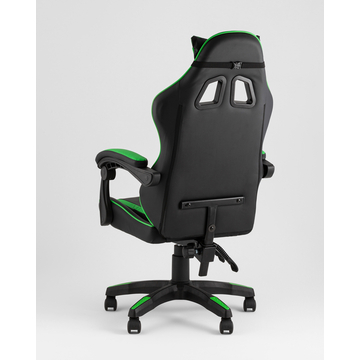 Кресло спортивное TopChairs Shadow черно-зеленый