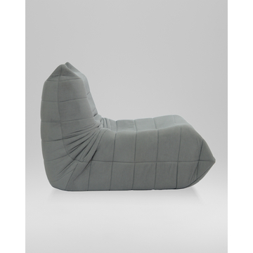 Кресло ZipSeat вельвет серый